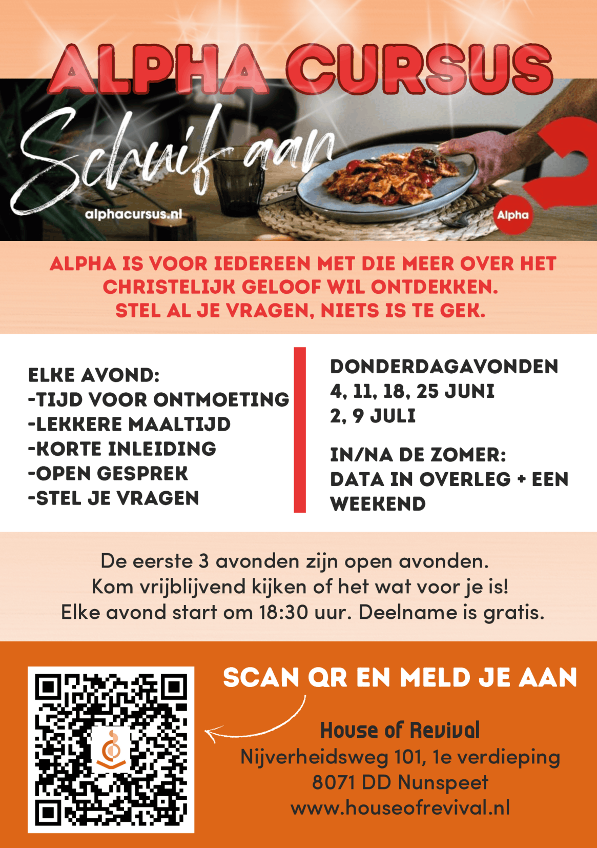Alpha cursus flyer