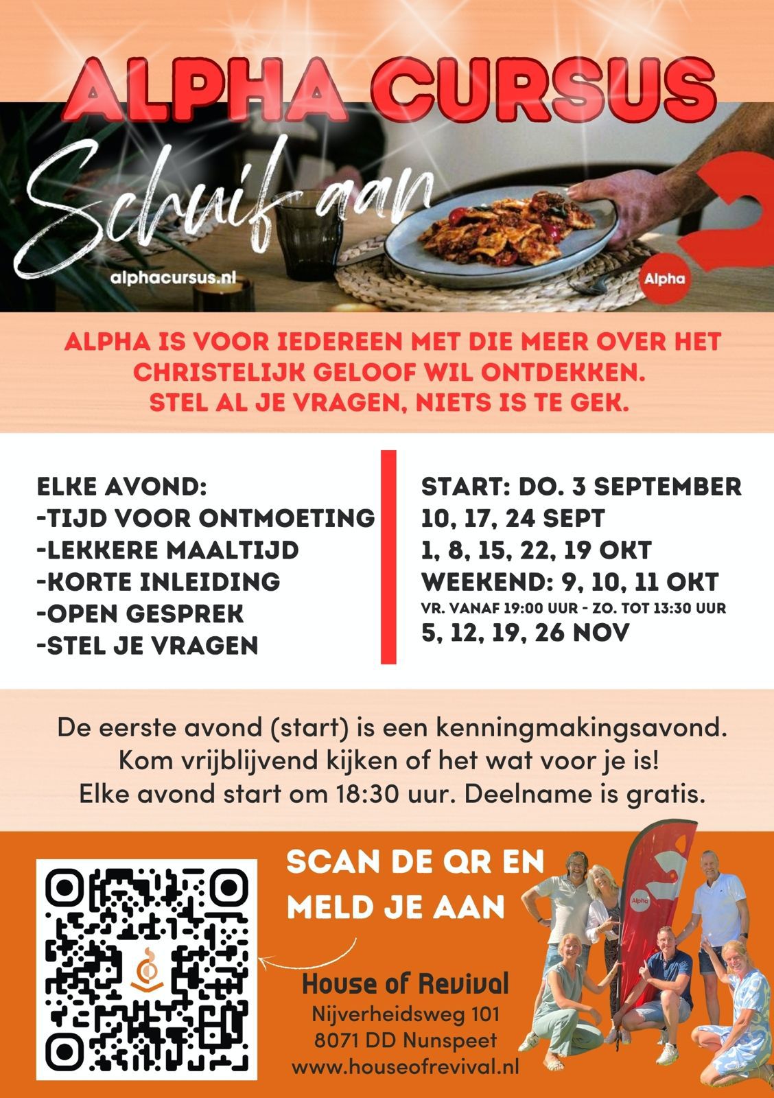 Alpha cursus flyer